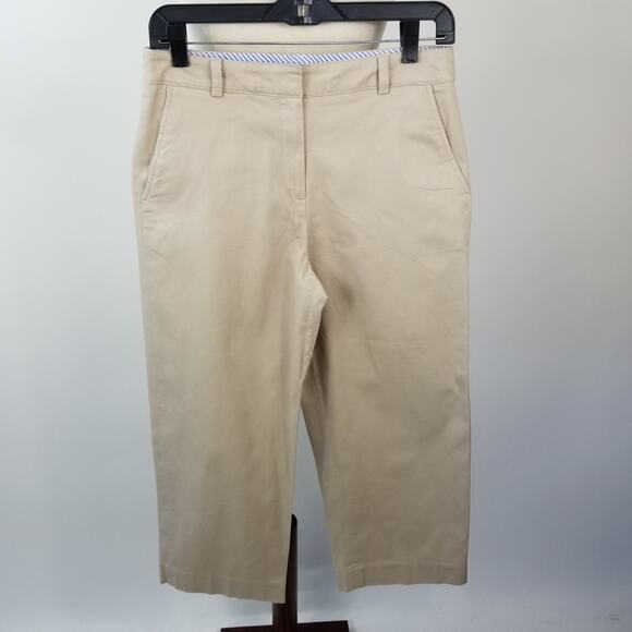 Kim Rogers Khakis Chinos Pants Timeless Style Nice Condition Size 8 - Picture 1 of 3